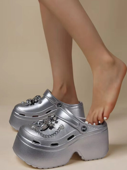 Balloon Dog Platform Clog Sandals