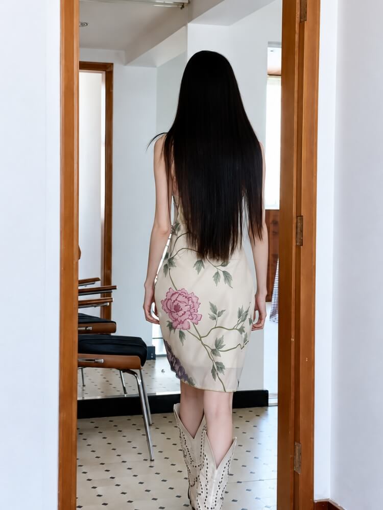 Birdsong Garden Mini Dress - Image 3