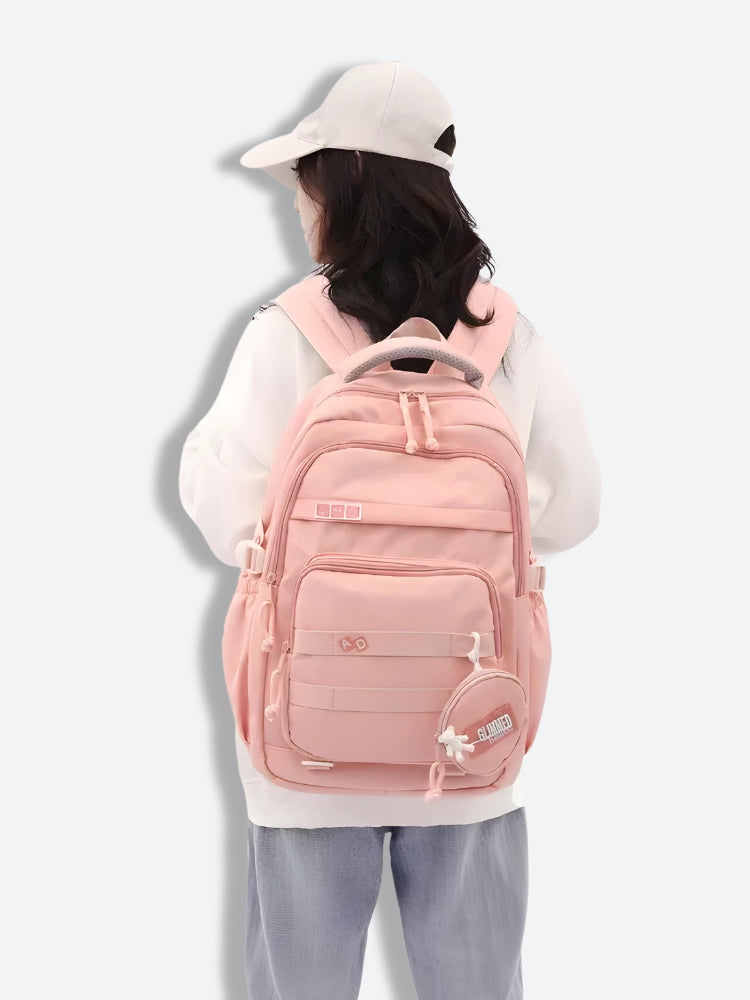 Coin Purse Large School Backpack - Image 3