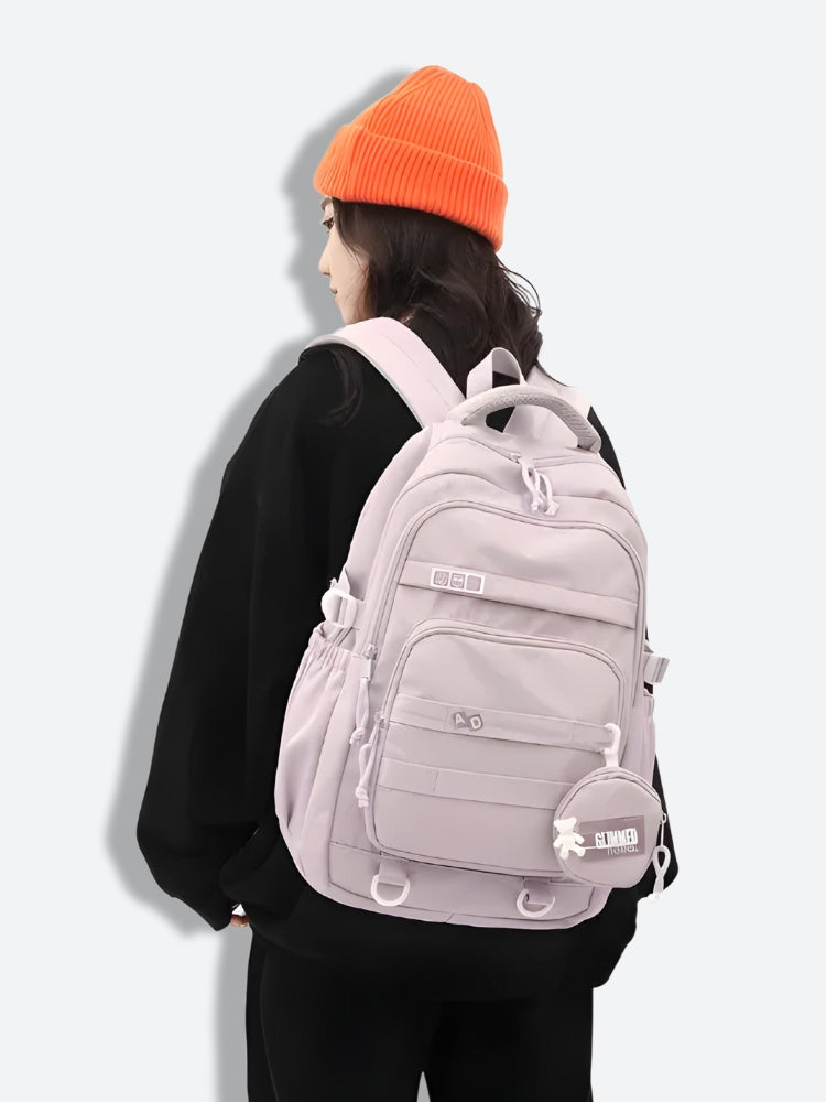 Coin Purse Large School Backpack - Image 4