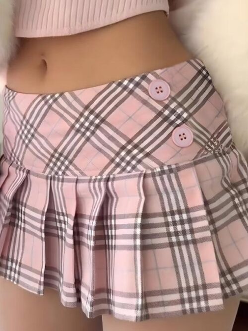 Coquette Plaid Mini Skort