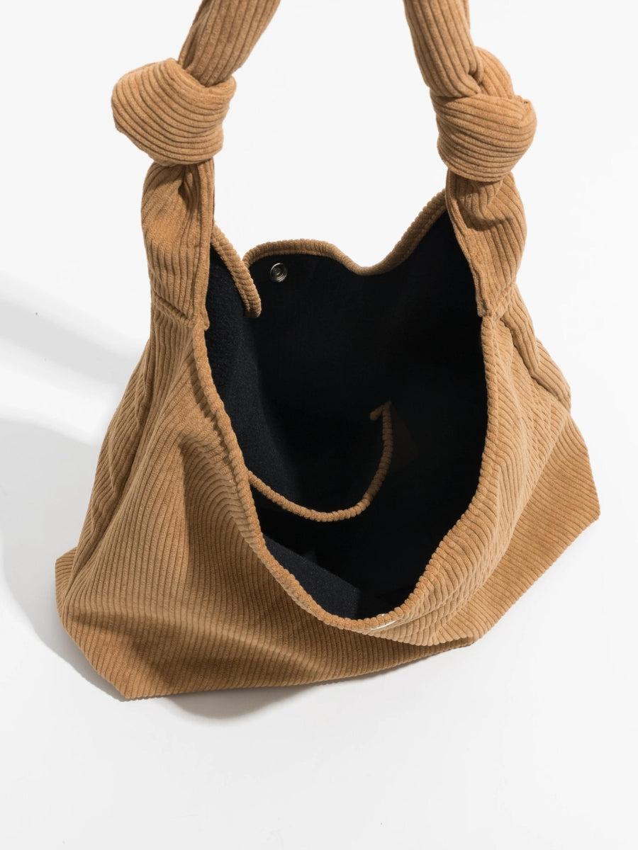 Corduroy Hobo Shoulder Bag - Image 4