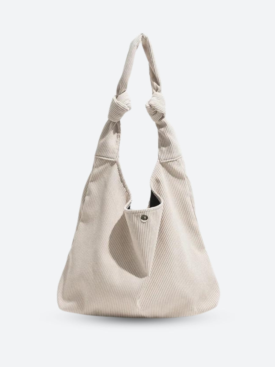 Corduroy Hobo Shoulder Bag - Image 6