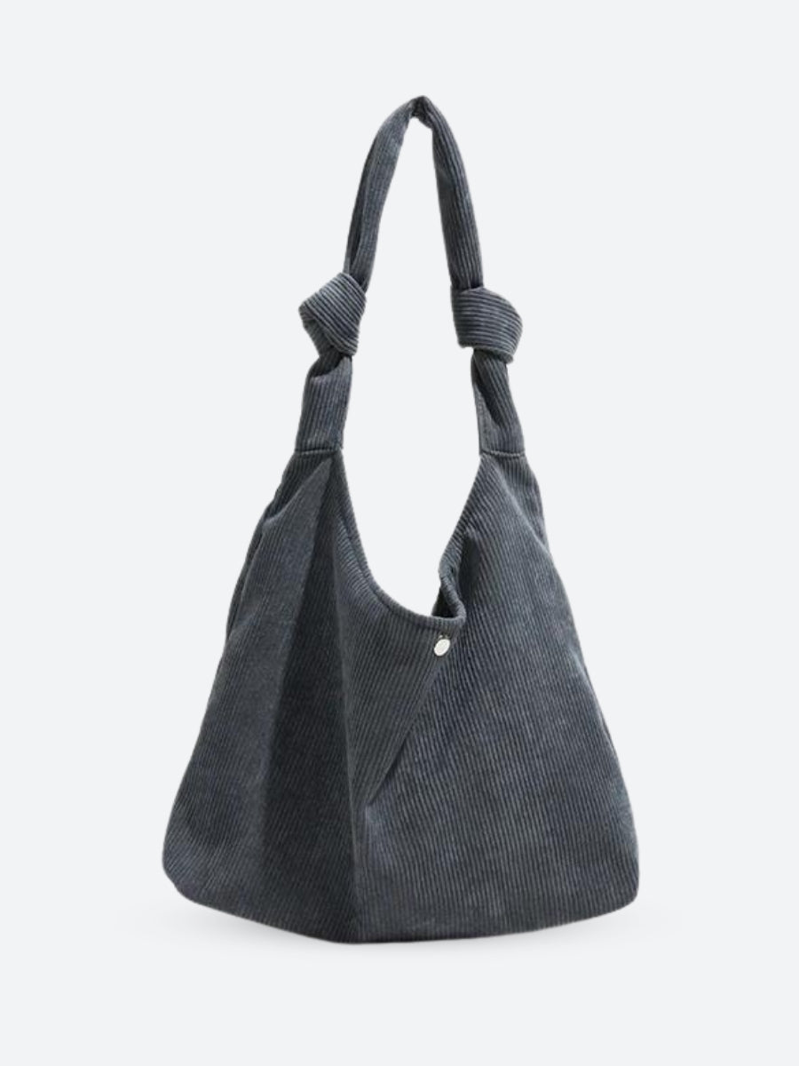 Corduroy Hobo Shoulder Bag - Image 7