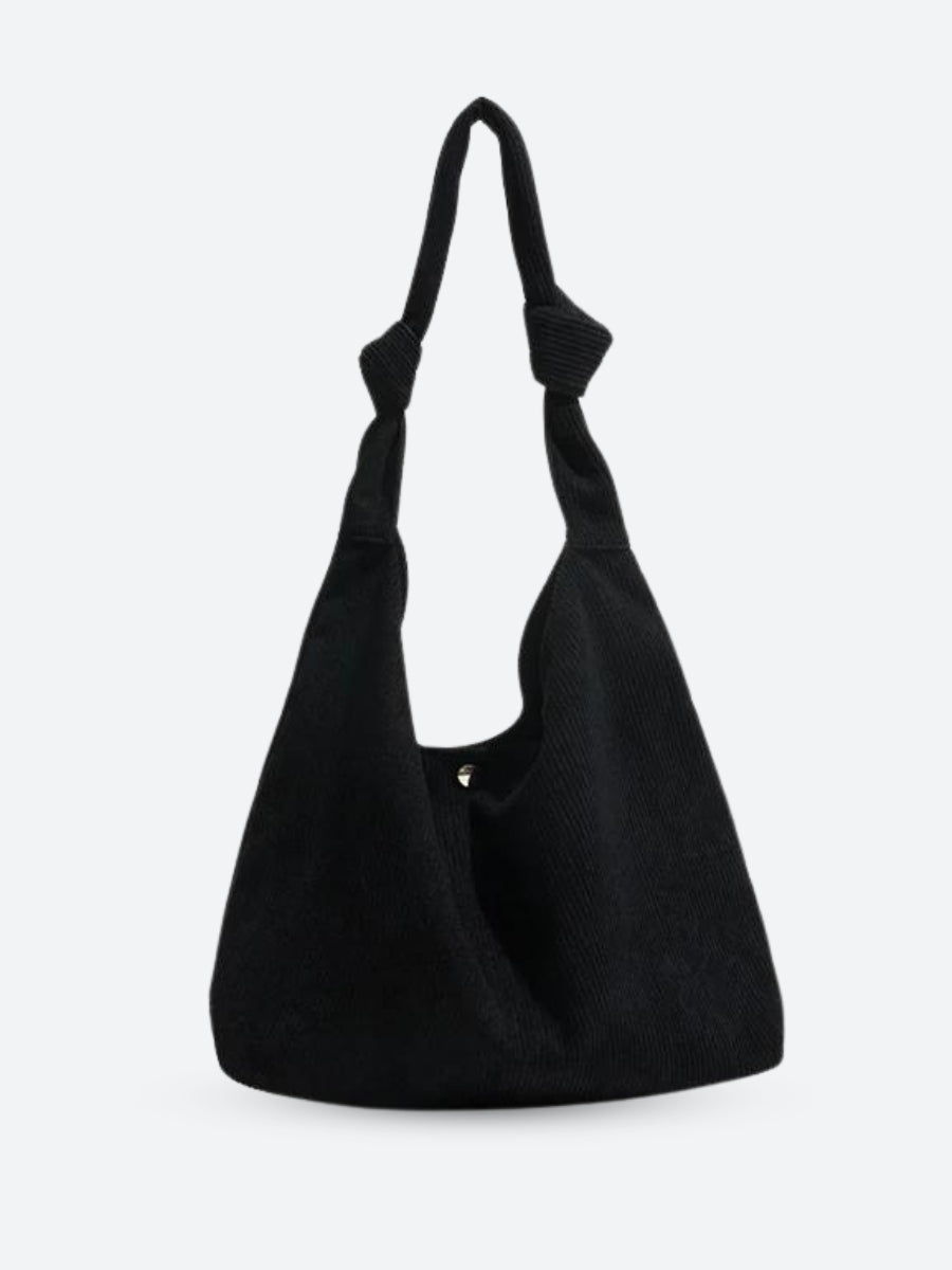 Corduroy Hobo Shoulder Bag - Image 8