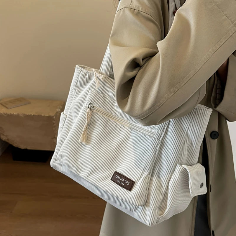 Corduroy Tote Bag - Image 3