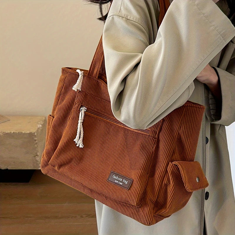 Corduroy Tote Bag - Image 4
