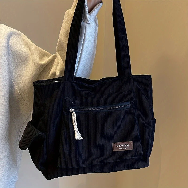 Corduroy Tote Bag - Image 5