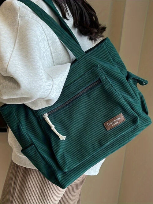 Corduroy Tote Bag
