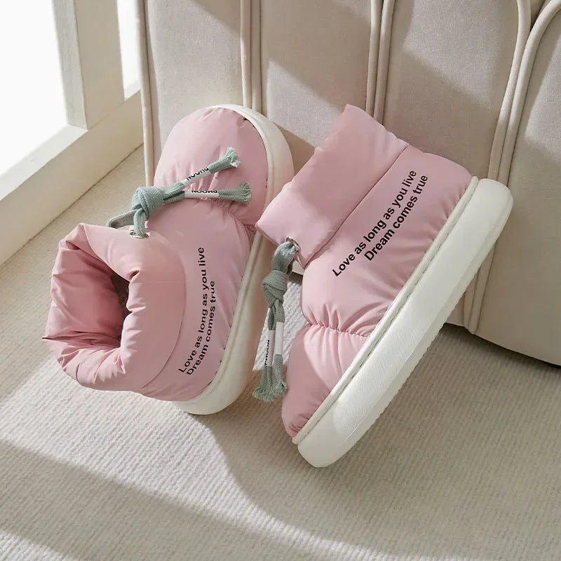 Drawstring Puffer Slippers - Image 3