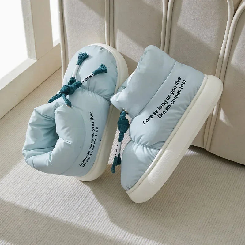 Drawstring Puffer Slippers - Image 4