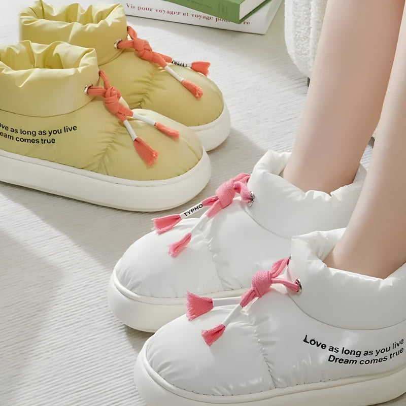 Drawstring Puffer Slippers - Image 7