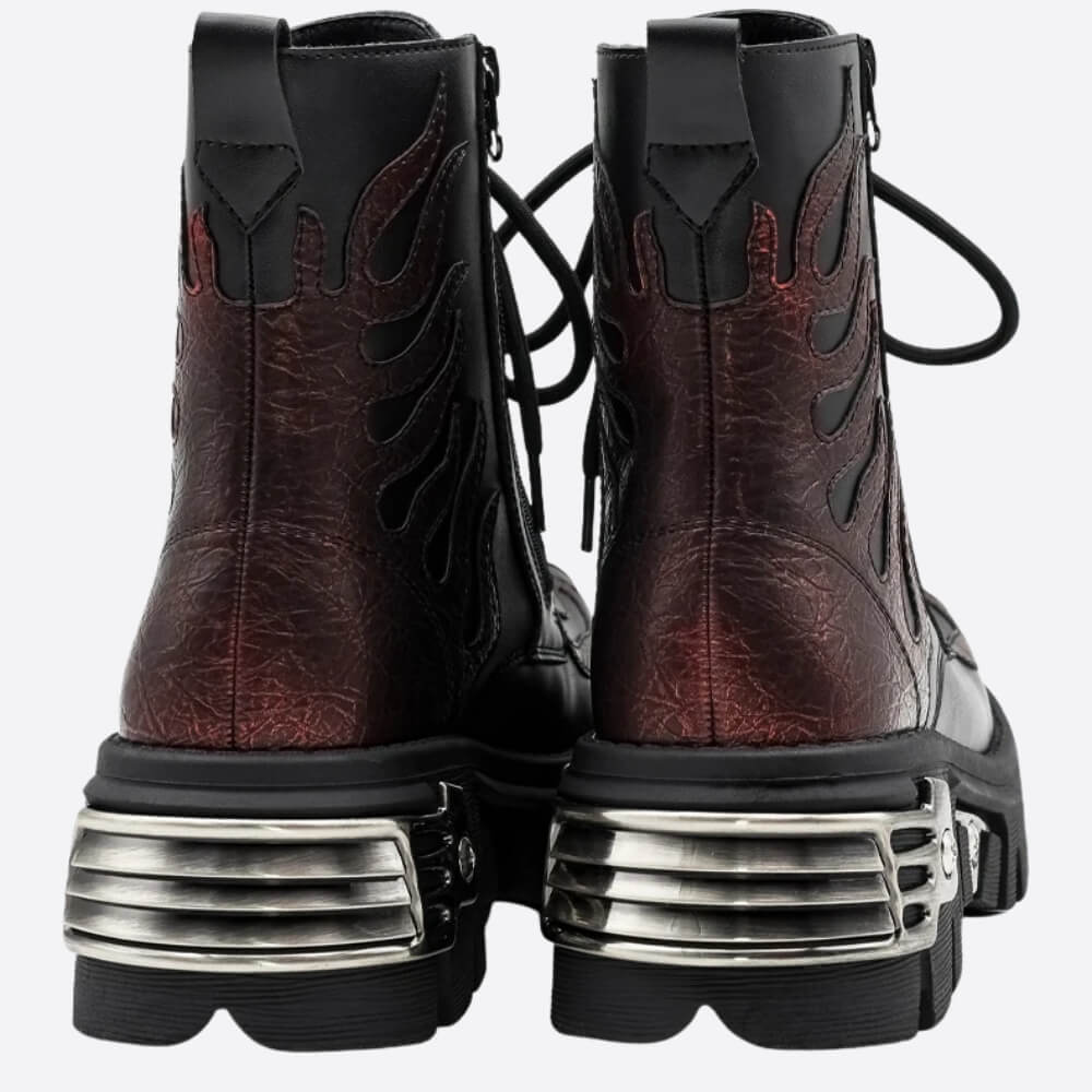 Goth Chunky Platform Boots - Image 8