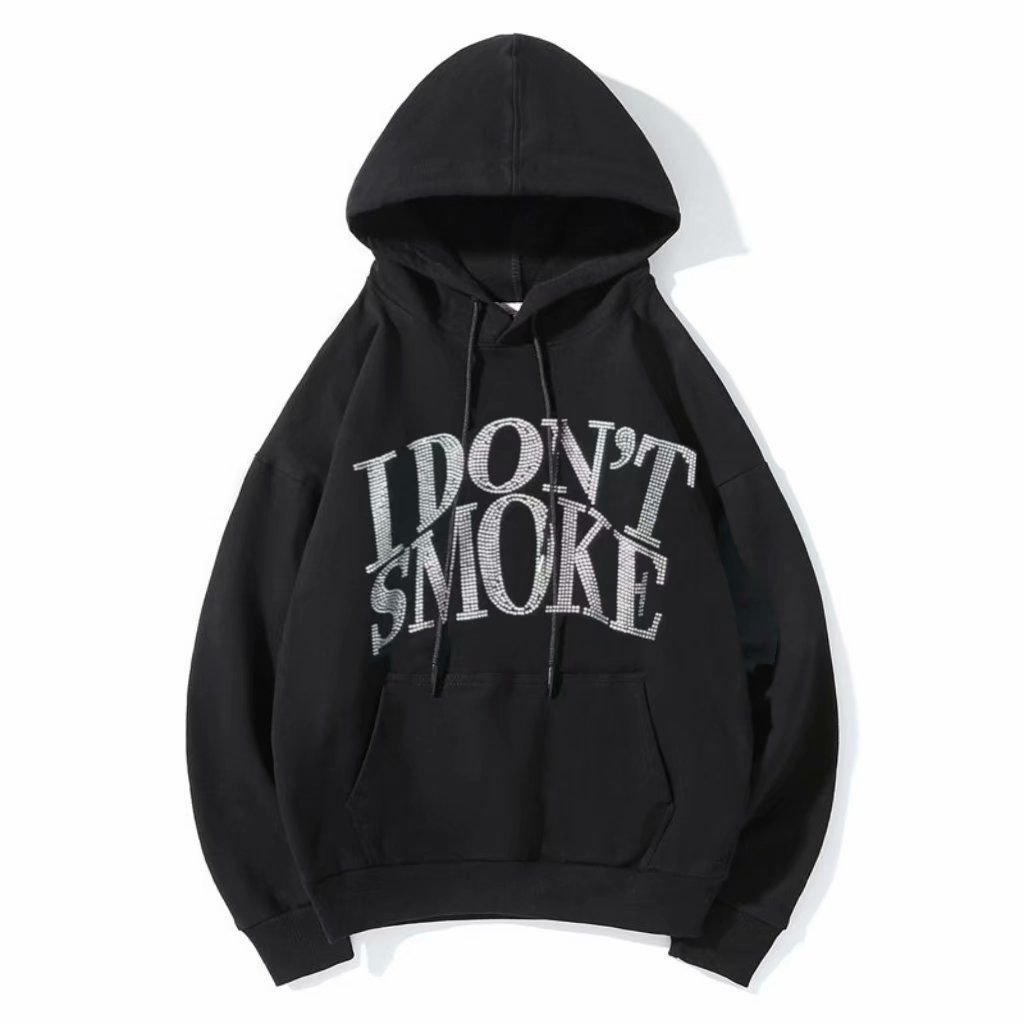 I Don't Smoke Rhinestone Hoodie - Image 8
