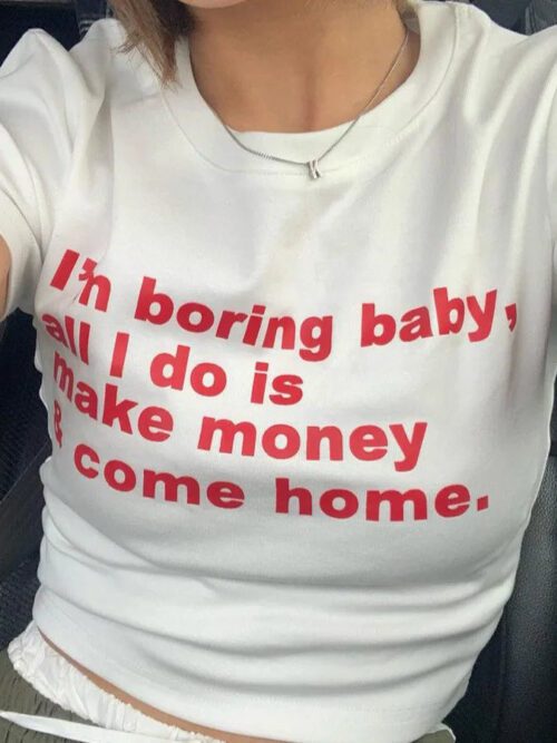 I'm Boring Baby Tee