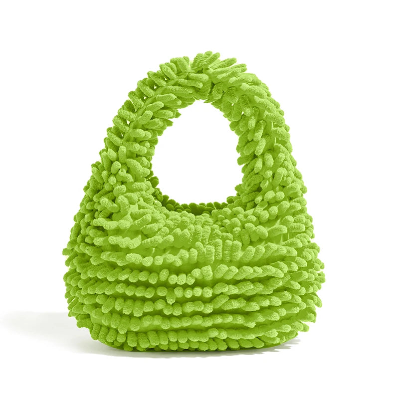 Rainbow Plush Handbag - Image 6