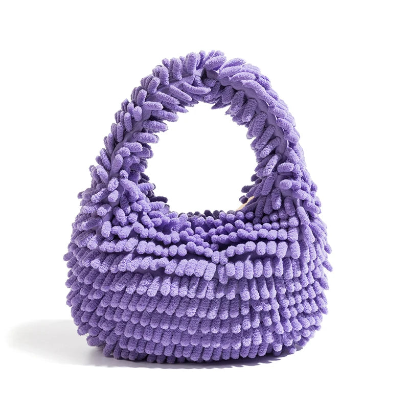 Rainbow Plush Handbag - Image 7