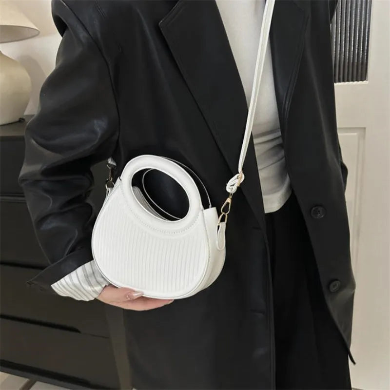 Ribbed Top-Handle Bag - Image 3