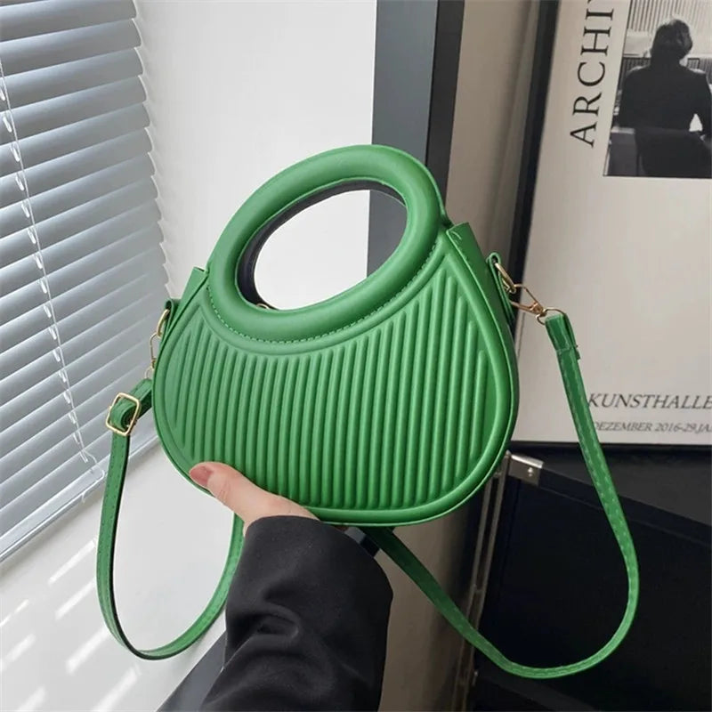 Ribbed Top-Handle Bag - Image 6