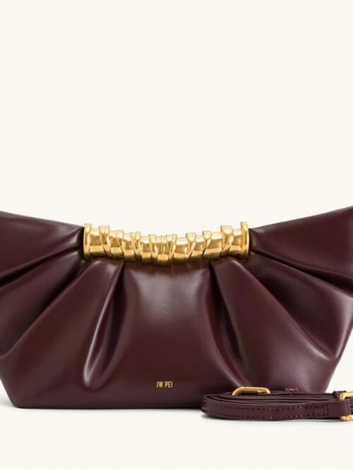 Ruched Clutch Bag