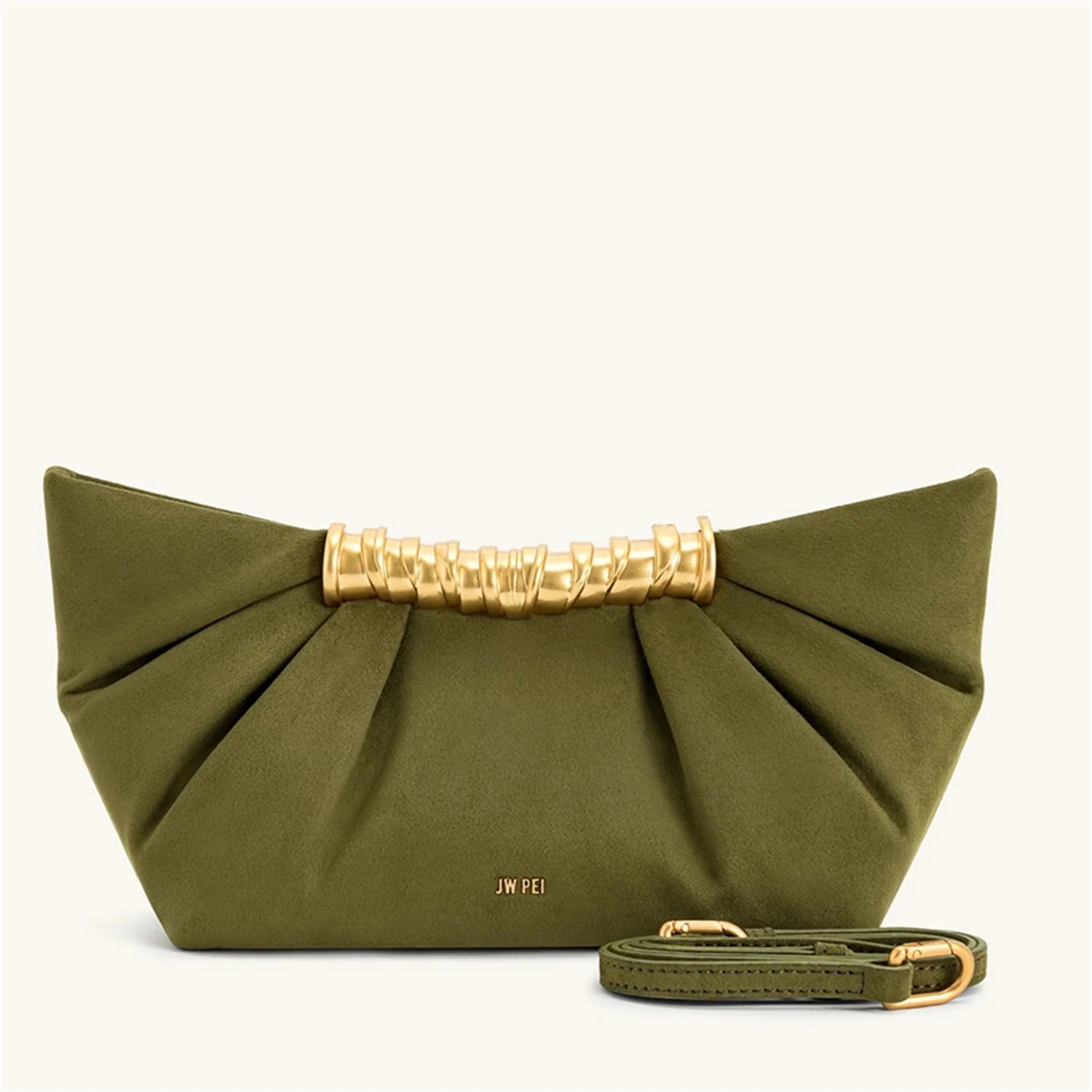 Ruched Clutch Bag - Image 7