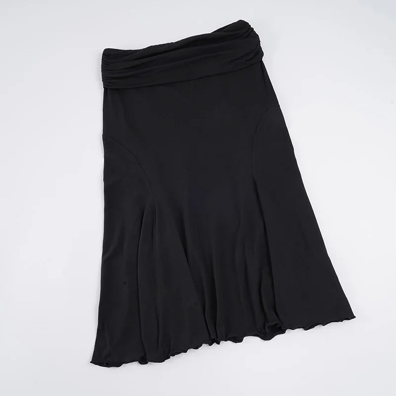 Ruched Waist Midi Skirt - Image 5