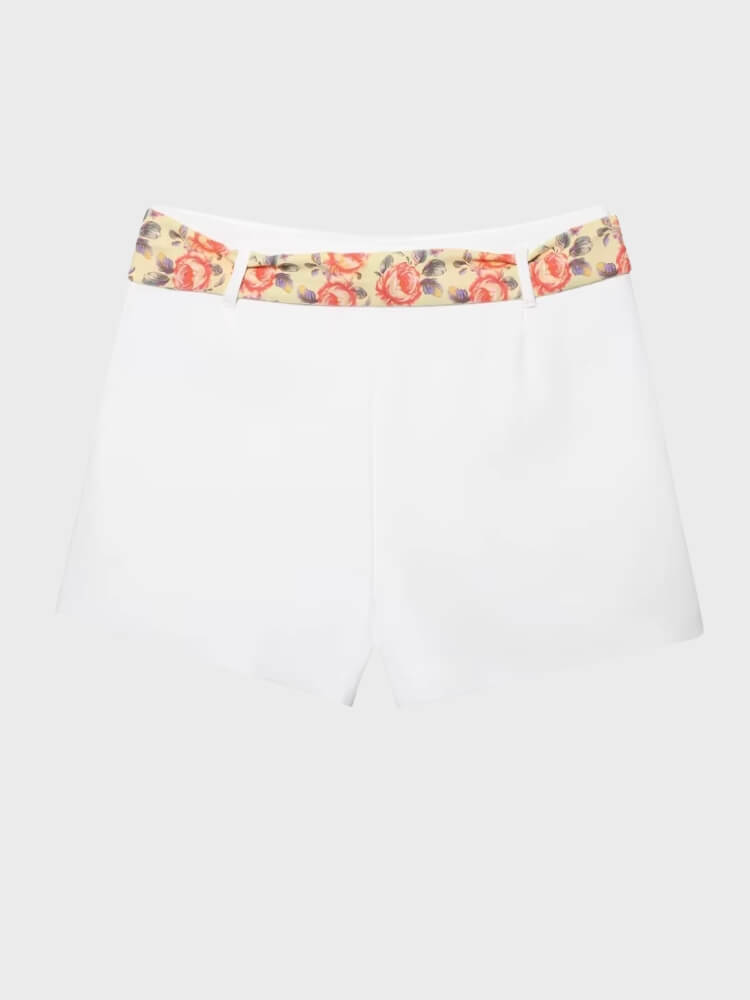 Scarf Belted Shorts - Image 4
