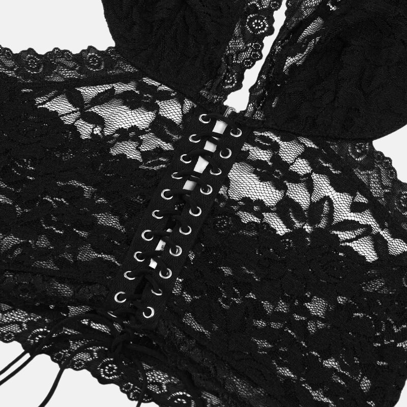 Sheer Lace Two Piece Set - Image 6