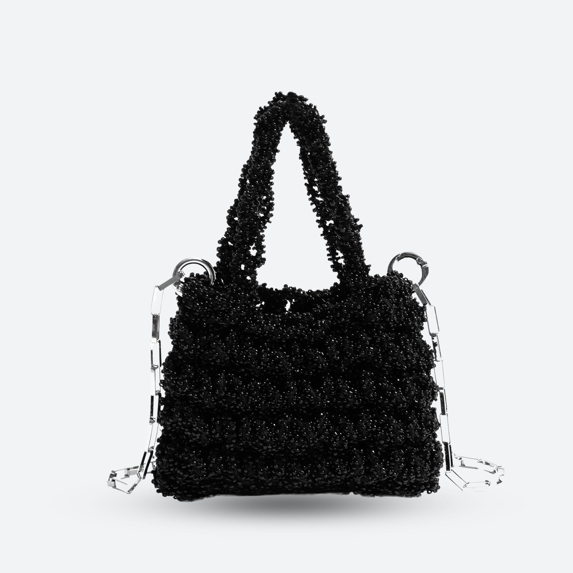 Soft Girl Beaded Chain Strap Handbag - Image 8