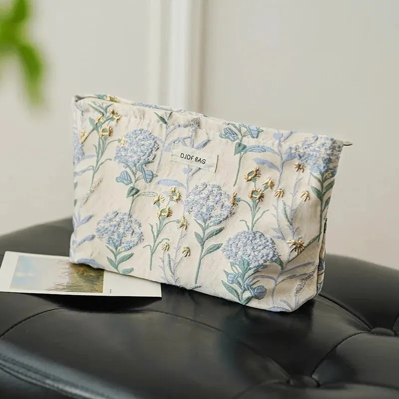 Soft Girl Floral Makeup Bag - Image 6