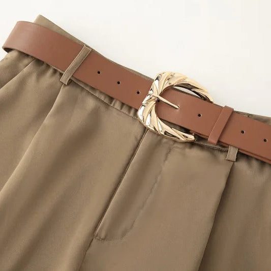 Tailored Wide Leg Pants - Image 3