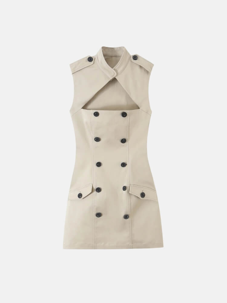 Trench Mini Dress - Image 5