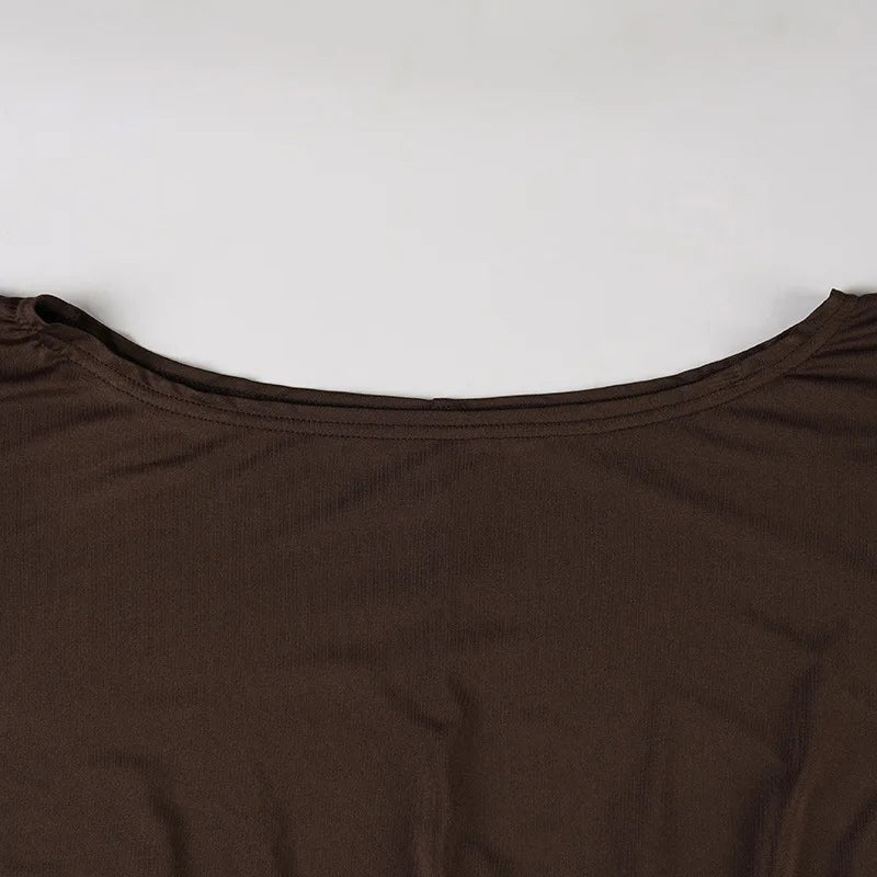 Y2K Batwing Sleeve Mini Dress - Image 5