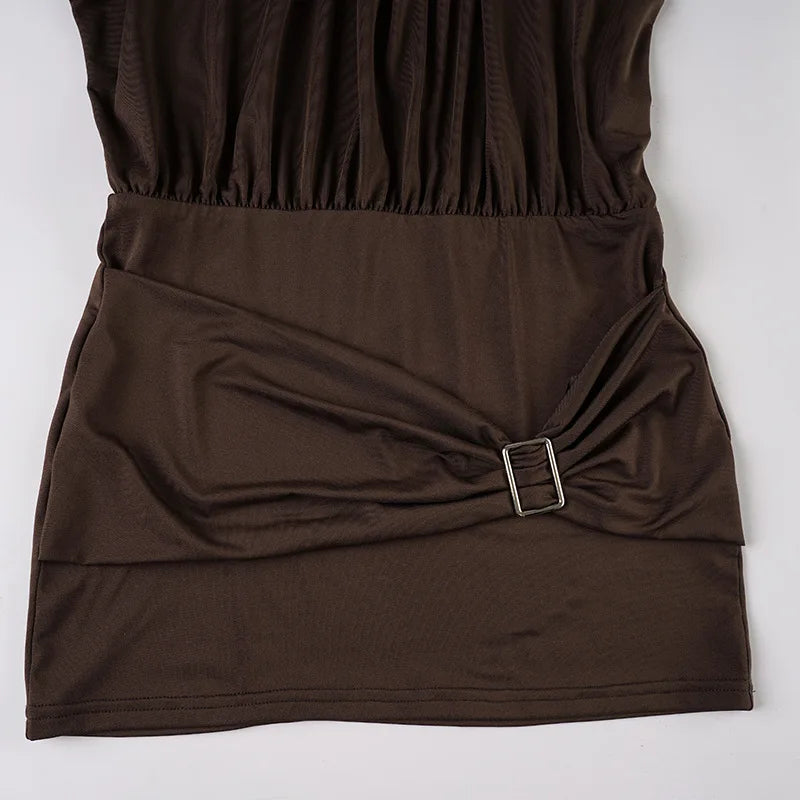 Y2K Batwing Sleeve Mini Dress - Image 6