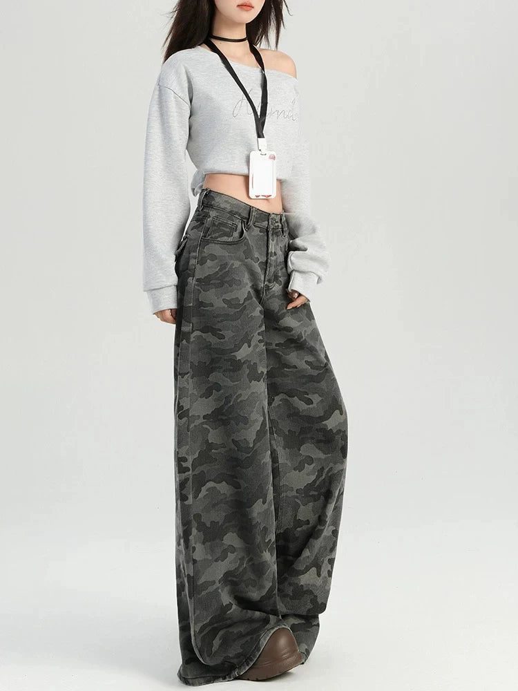 Y2K Camo Baggy Jeans - Image 4