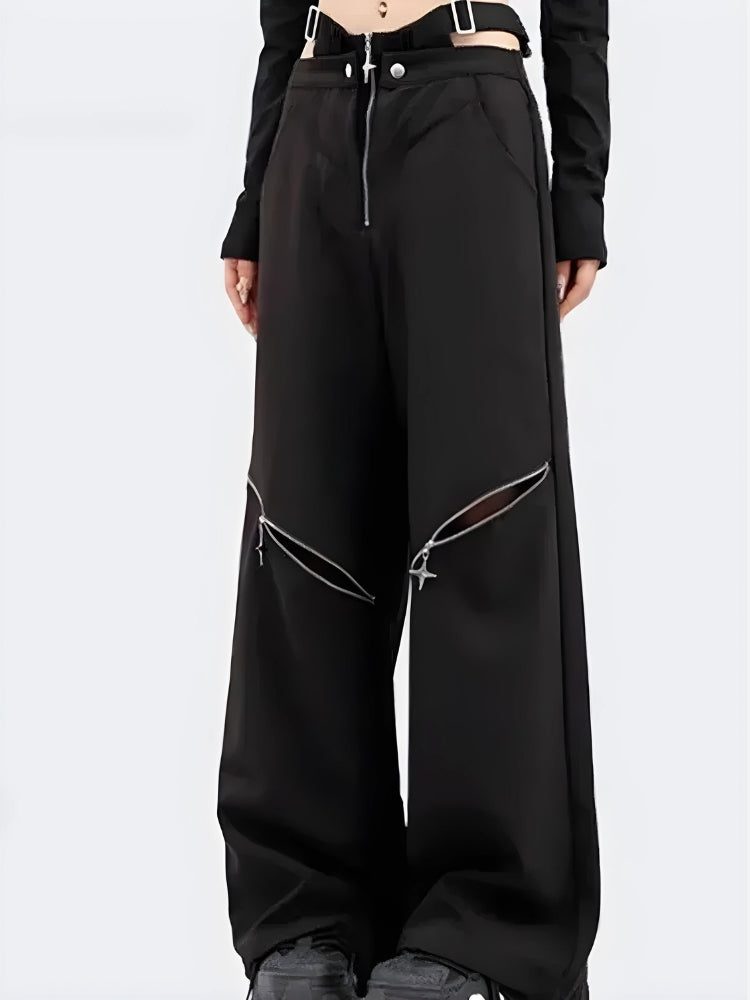 Y2K Cut Out Waist Pants - Image 4