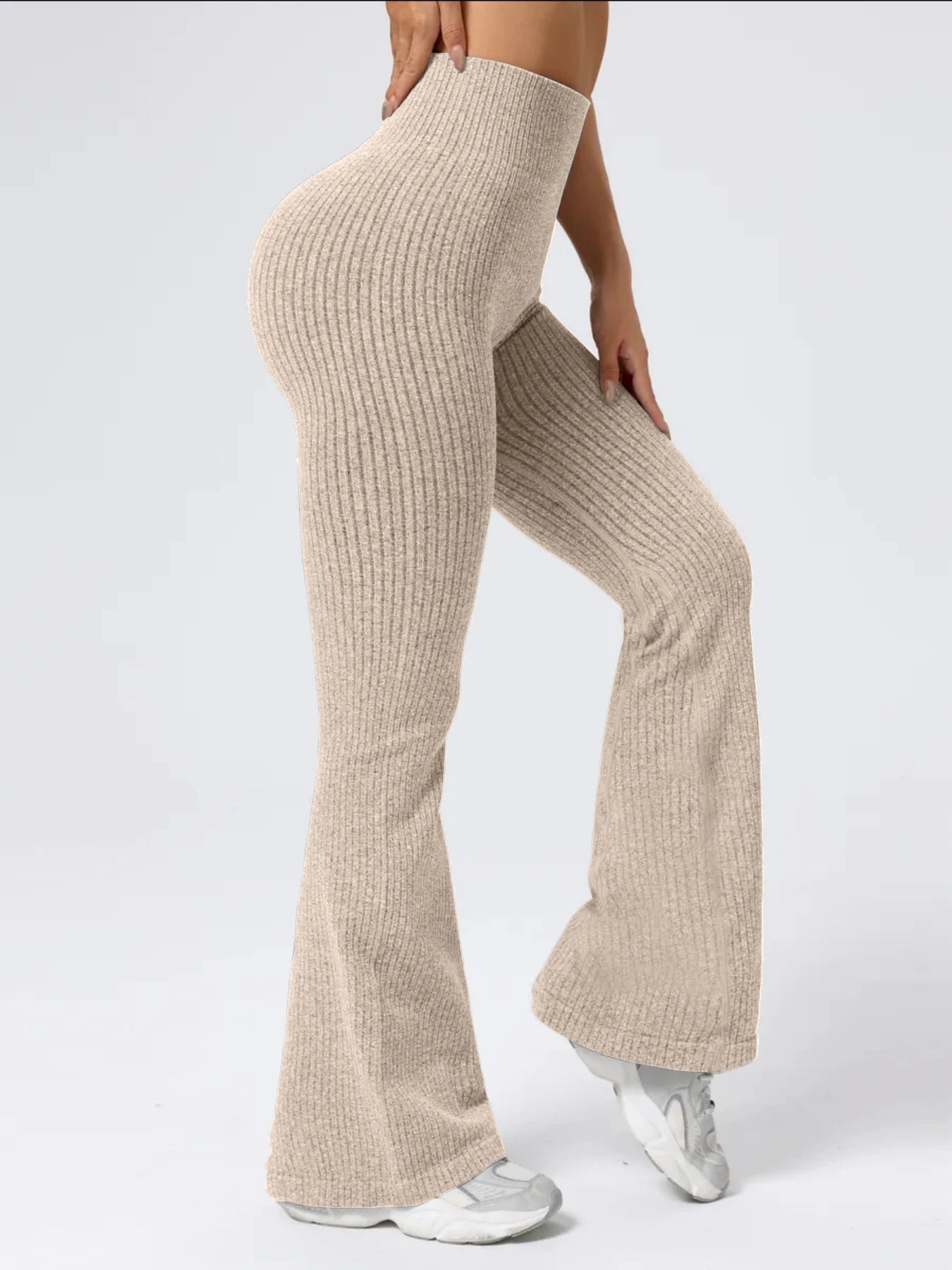 Y2K Flare Knit Pants - Image 5