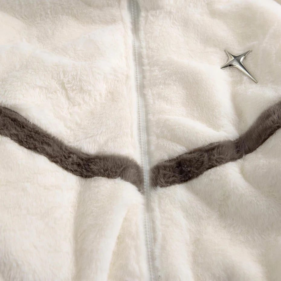 Y2K Fleece Zip-Up Jacket - Image 5