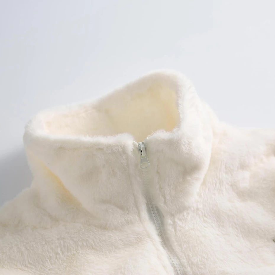 Y2K Fleece Zip-Up Jacket - Image 8