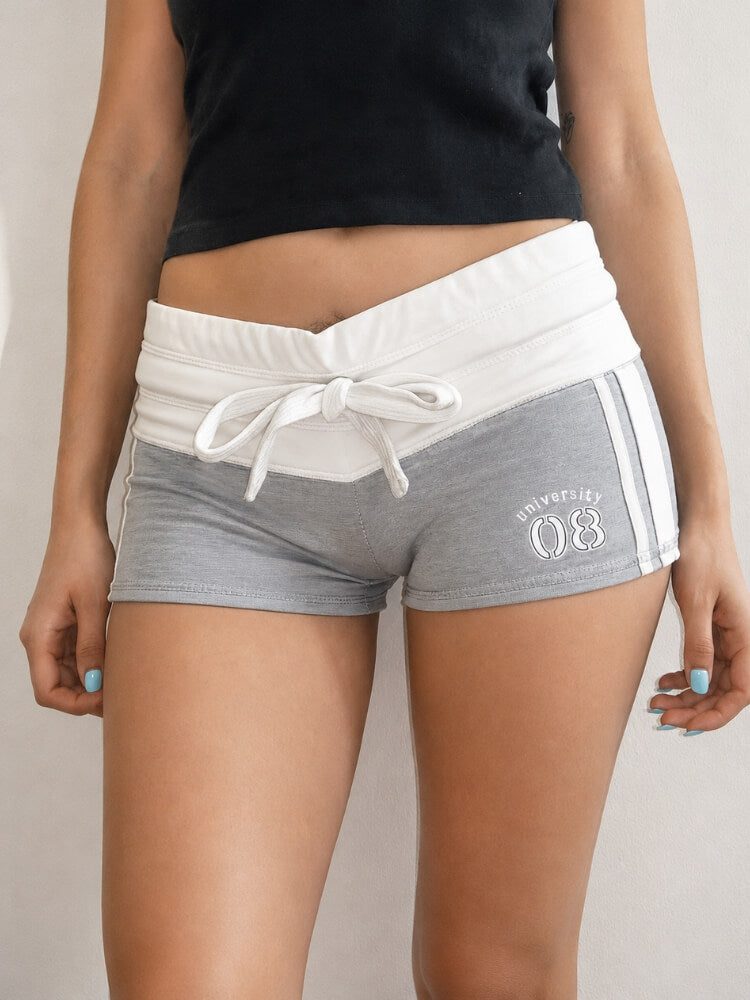 Y2K Foldover Micro Shorts - Image 3