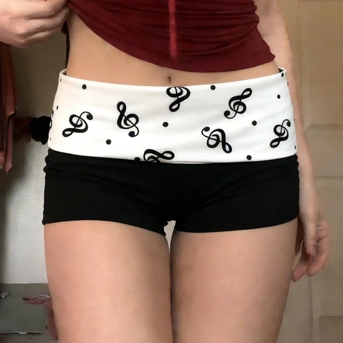 Y2K Foldover Shorts - Image 4
