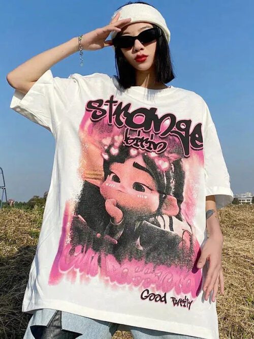 Y2K Graffiti Graphic Tee