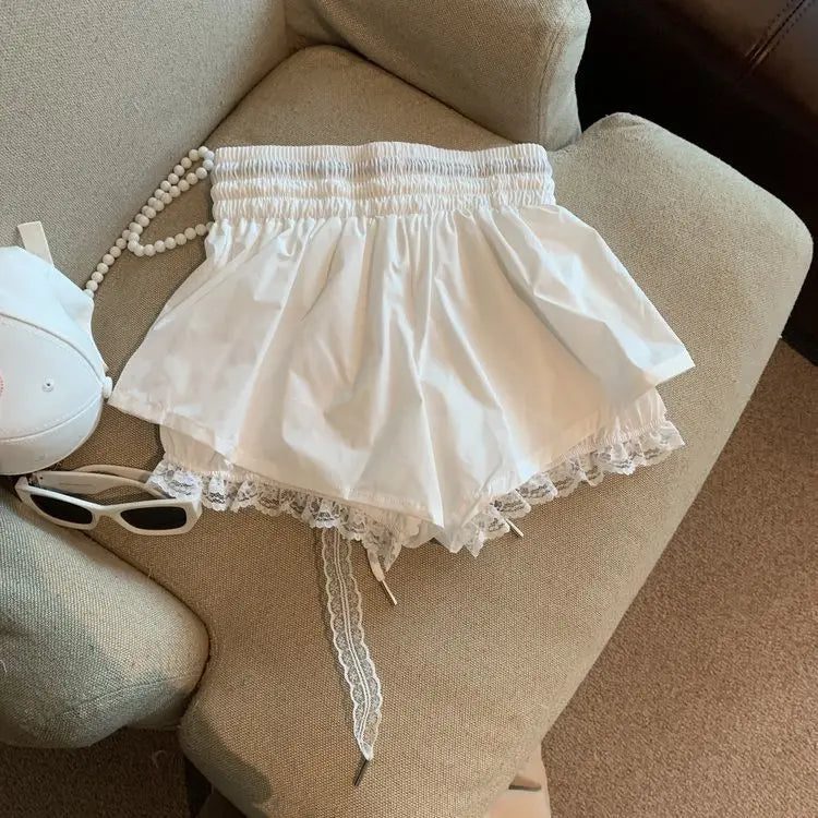 Y2K Lace Shorts - Image 8