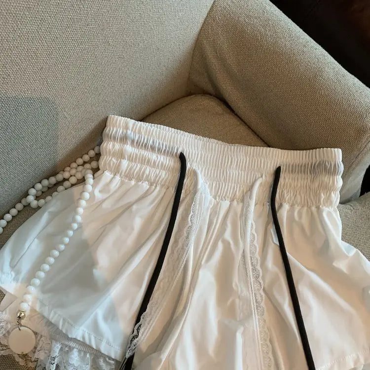 Y2K Lace Shorts - Image 9