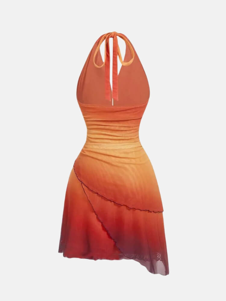 Y2K Ombre Halter Dress - Image 4