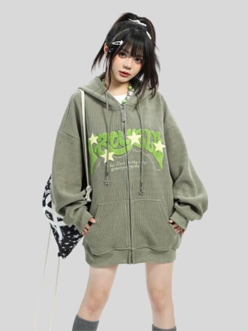 Y2K Oversized Graphic Hoodie
