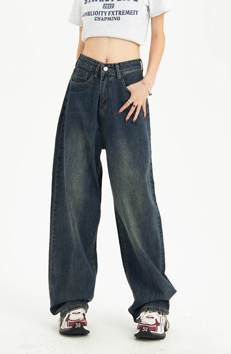 Y2K Pockets Wide Leg Baggy Jeans - Image 8