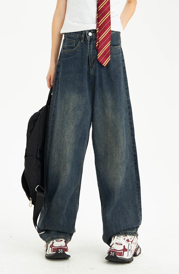 Y2K Pockets Wide Leg Baggy Jeans - Image 9