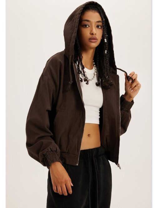 Y2K Retro Zip-Up Hoodie
