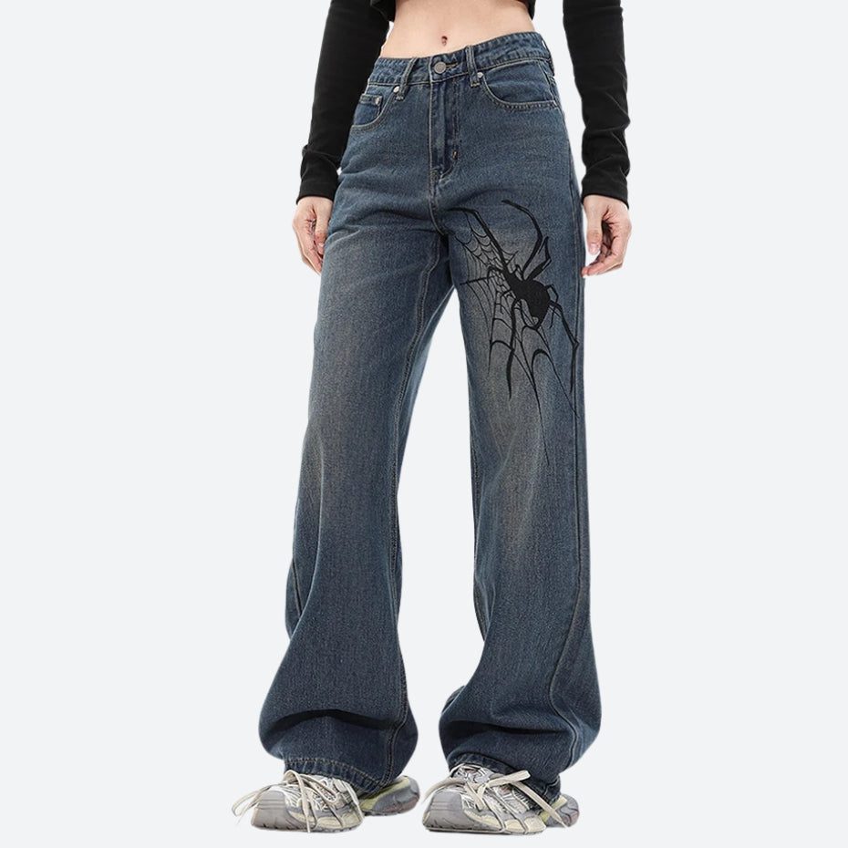Y2K Spider Jeans - Image 3